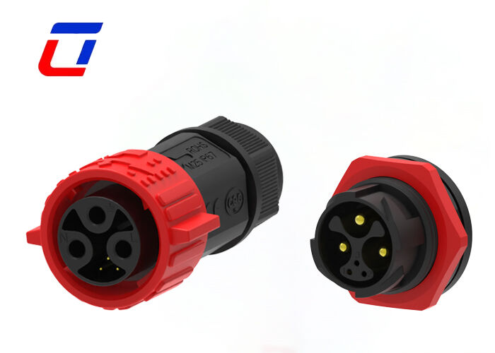 M25 3+3 Pin Led Connector Quick Lock Wire Splice Connector impermeabile IP67