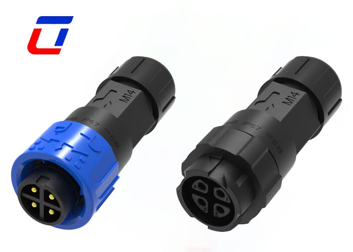 M16 connettore a 4 pin impermeabile 10A IP67 connessione da maschio a femmina