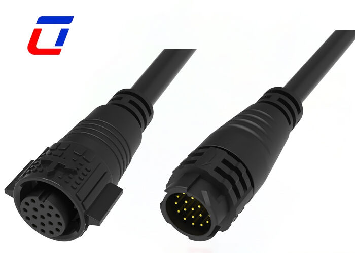 Connettori per fili a connessione rapida impermeabili a bassa tensione da 300V M19 connettore dati a 18 pin