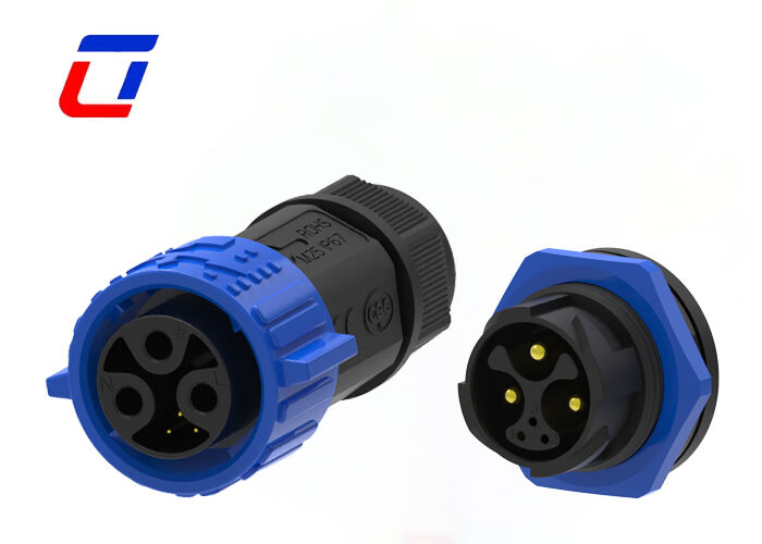 M25 3+3 Pin connettore idropurtante per automobili ODM tipi di connettore rotondo