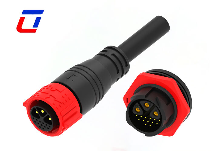 M25 3+13 connettori impermeabili a spilli per illuminazione paesaggistica