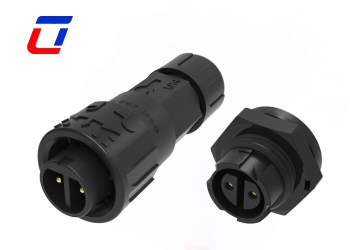 M16 10A IP67 connettori impermeabile Quick Lock Femmina a maschio connettore per l'alimentazione