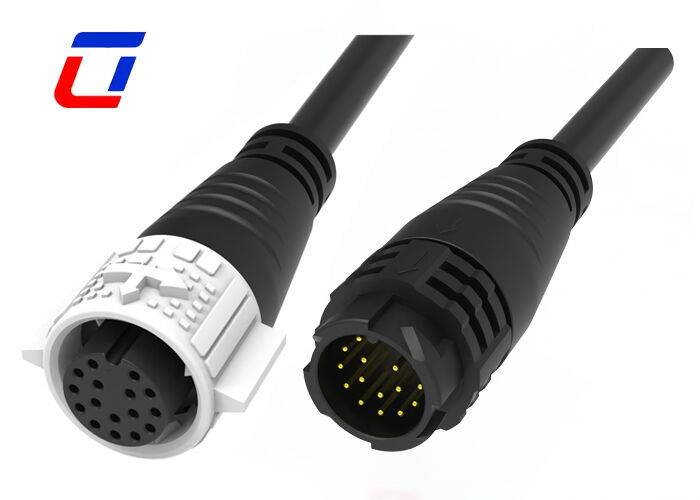 M19 16 Pin Signal Connector Maschio Femminile Connettori IP67 Placcati in oro
