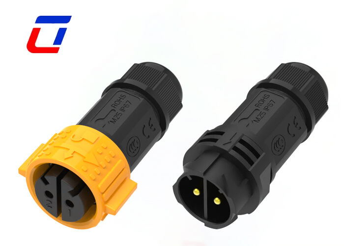 Connettore ad alta corrente 50A M25 impermeabile 2 pin PA66 Ulinkcon