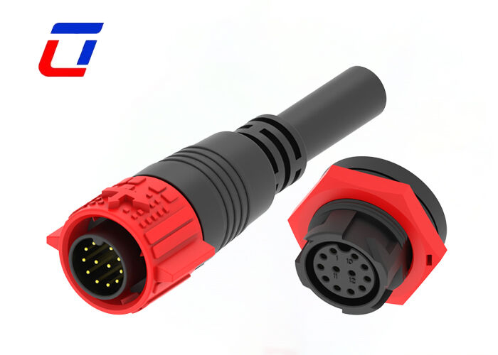 Corrente bassa 5A M19 12 Pin filo a connessione rapida impermeabile connettori dati produttore cinese