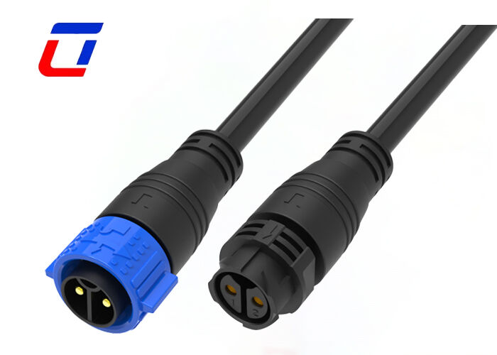 Connettore impermeabile PA66 M25 IP67 a 2 pin Connettore cavo stampato a sgancio rapido da 600 V