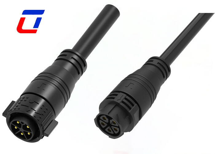 M25 20A 5 pin connessione elettrica maschile femminile RoHS plastica PA66 Power Connector Push Lock