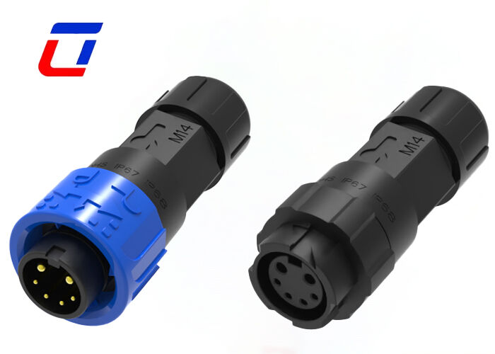 M16 connettore circolare in plastica a 2+4 pin a 300 V