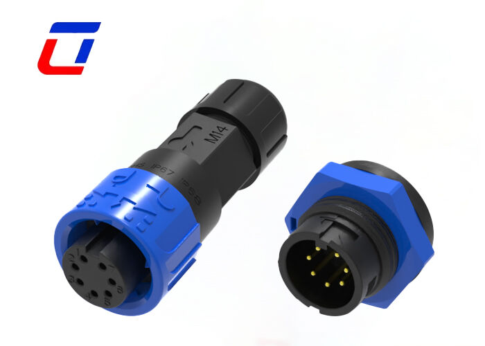Basso Voltaggio 300V M16 7 Pin Data Quick Connector IP67 impermeabile Maschio Femminile Connector Cina