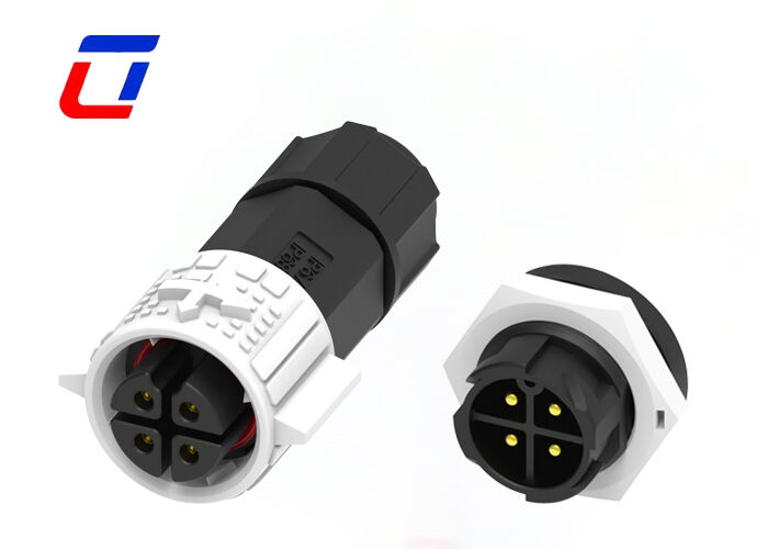 15A M19 4 pin connettori elettrici impermeabili 300V connettore industriale maschio femmina
