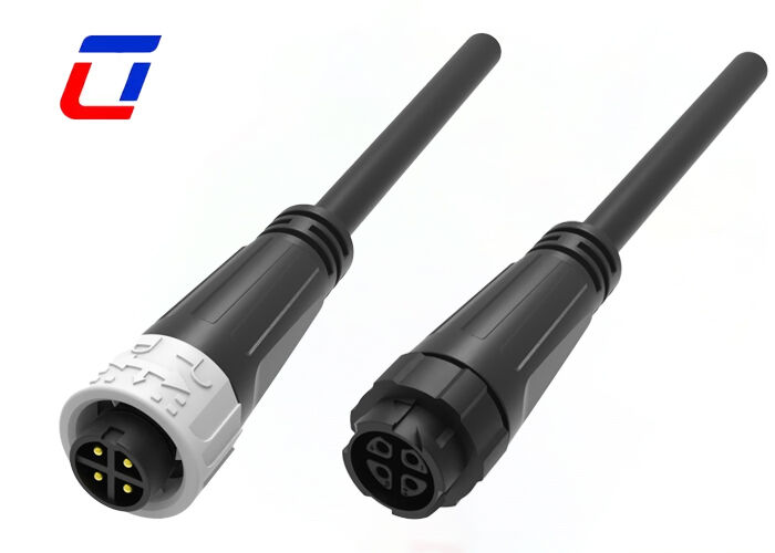 M16 Push Lock Connector elettrico maschio femmina connettore esterno impermeabile 10A 4 pin