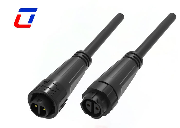 Connettore impermeabile M16 IP67 a 2 pin 10A UL con blocco rapido