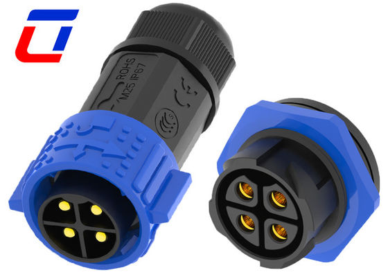 Acque resistenti 4 Pins Wire To Board Power Connector 50A connettore di paratia impermeabile