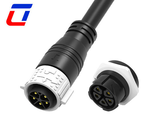Cable maschile a 5 pin presa impermeabile presa di presa 16 calibro connettori di filo impermeabile